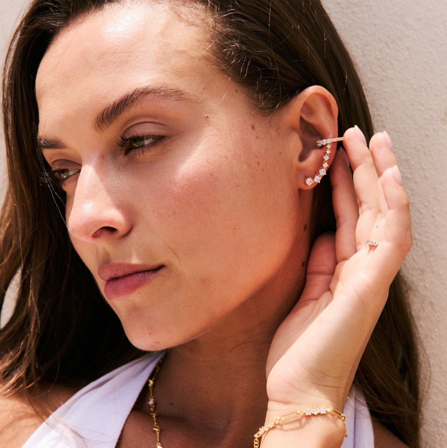 Cascade Pierceless Cuff Earrings