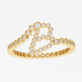 Signature Pavé Initial Ring