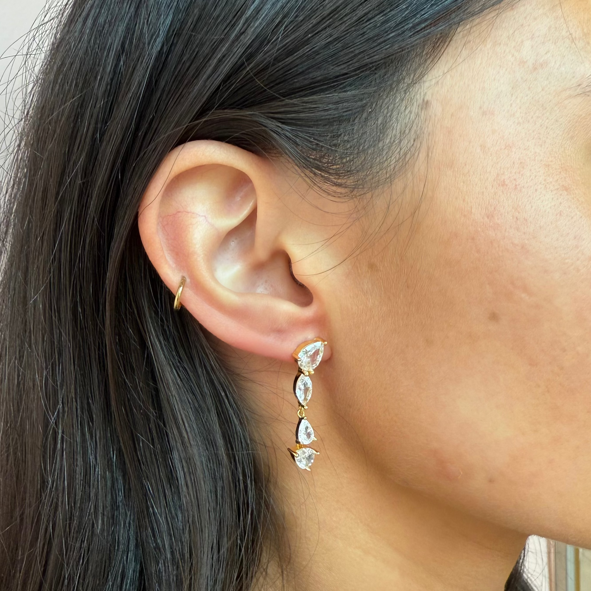 Marquise Arc Earrings
