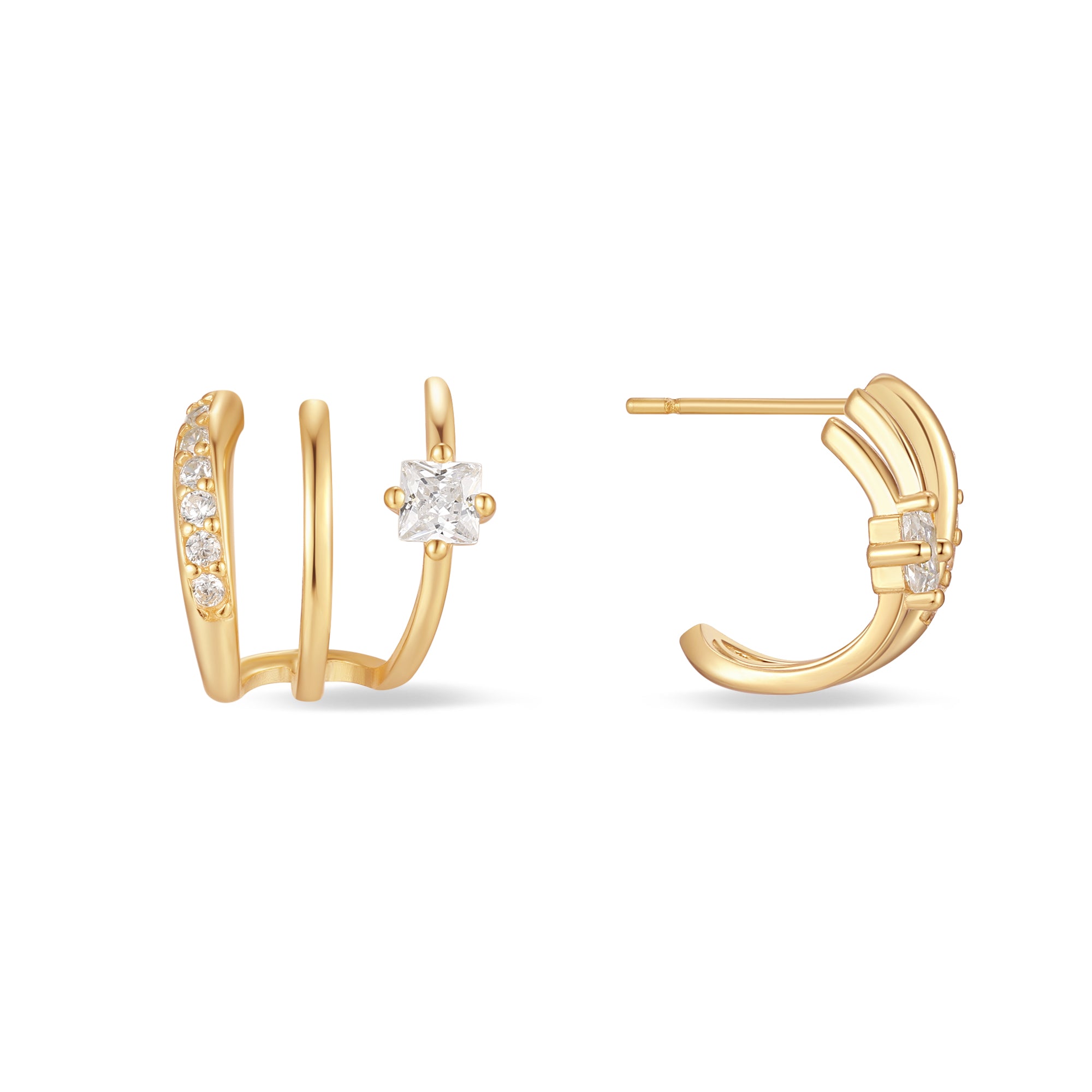 Rim Illusion Earrings