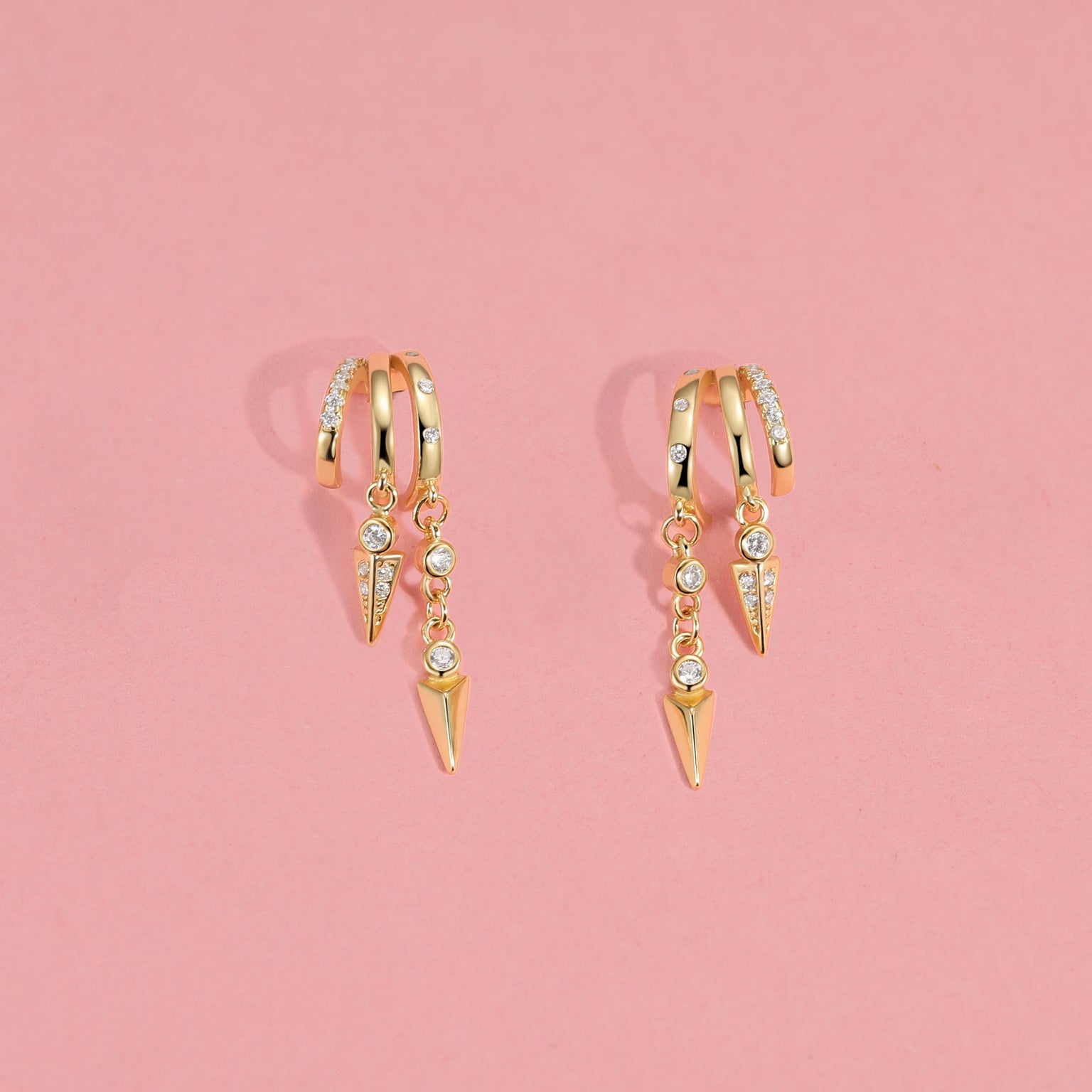 Mistica™ Illusion Earring Stack Set of 3