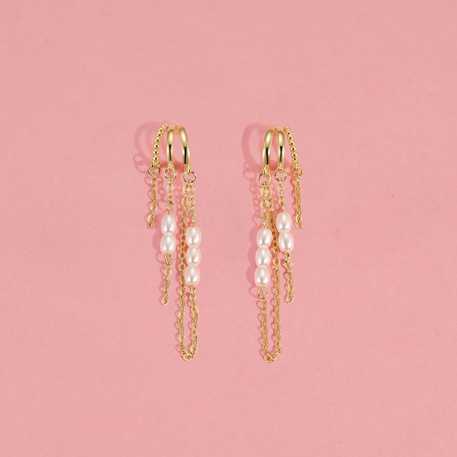 Luna Drip Illusion Earrings