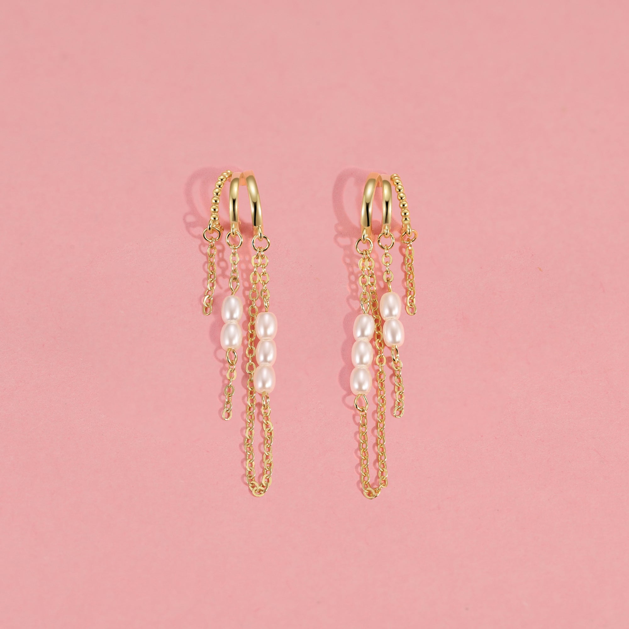 Luna Drip Illusion Earrings