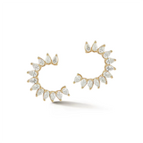 Crescent Flora Earrings
