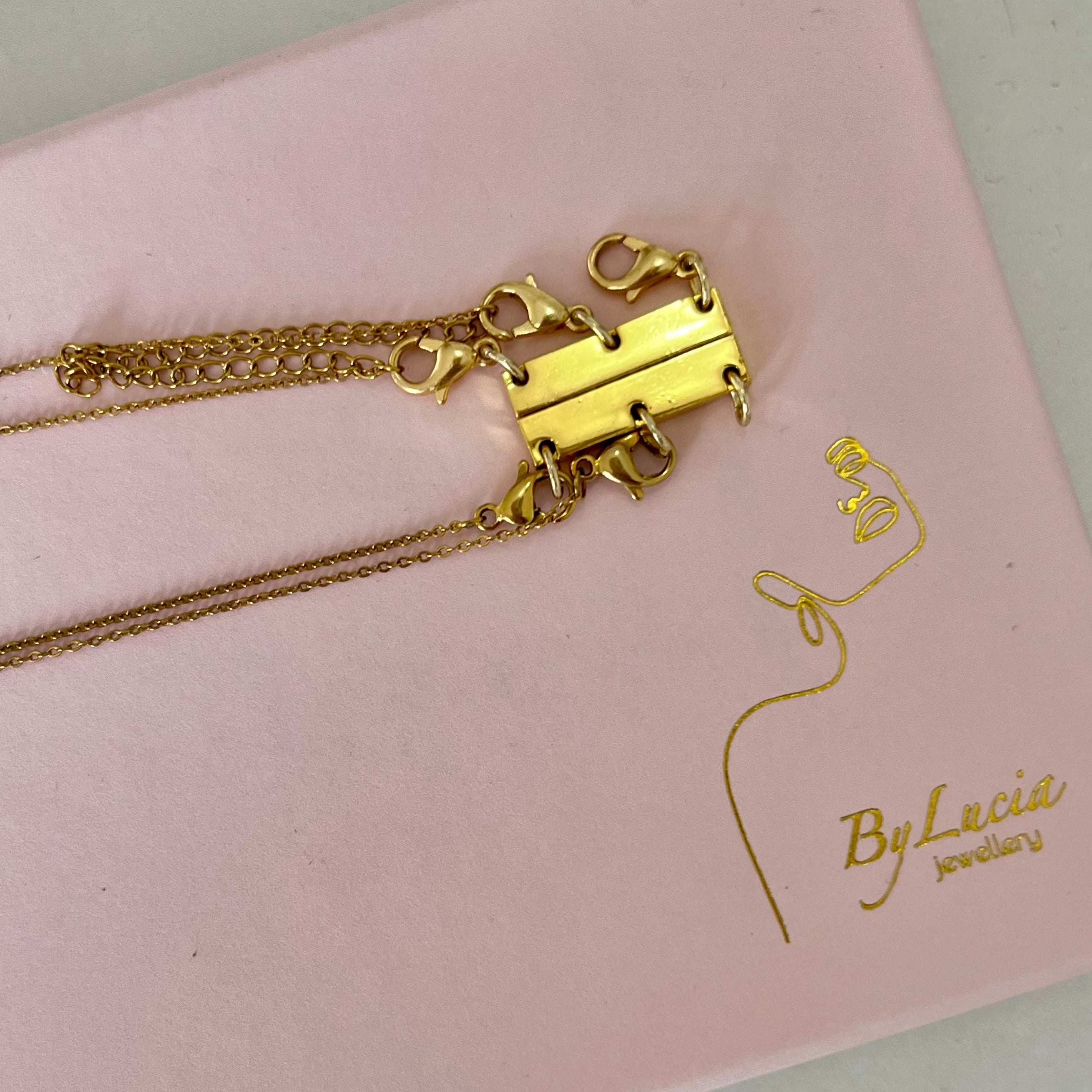 Layering Clasp Magnetic Necklace Separator