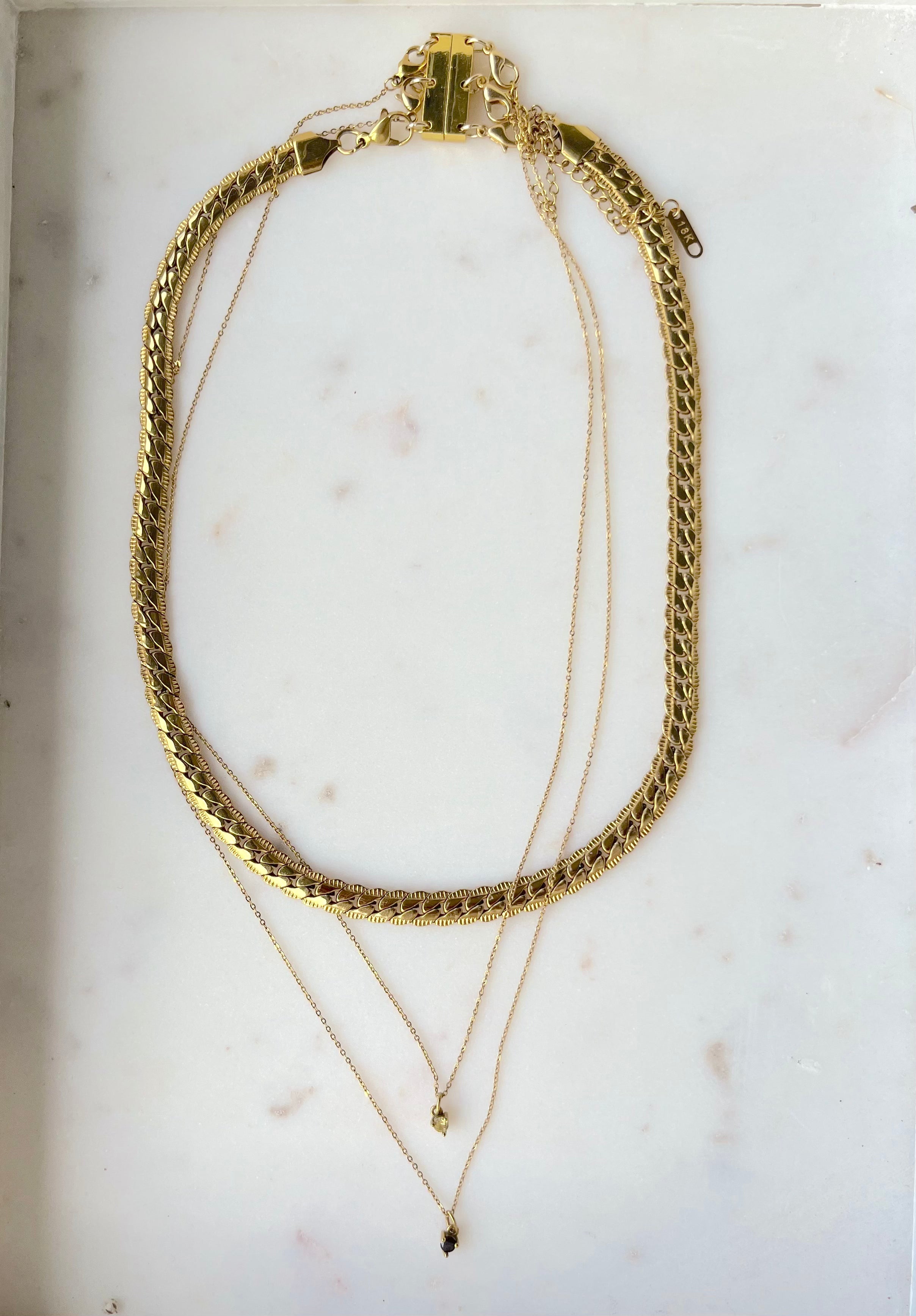 Layering Clasp Magnetic Necklace Separator