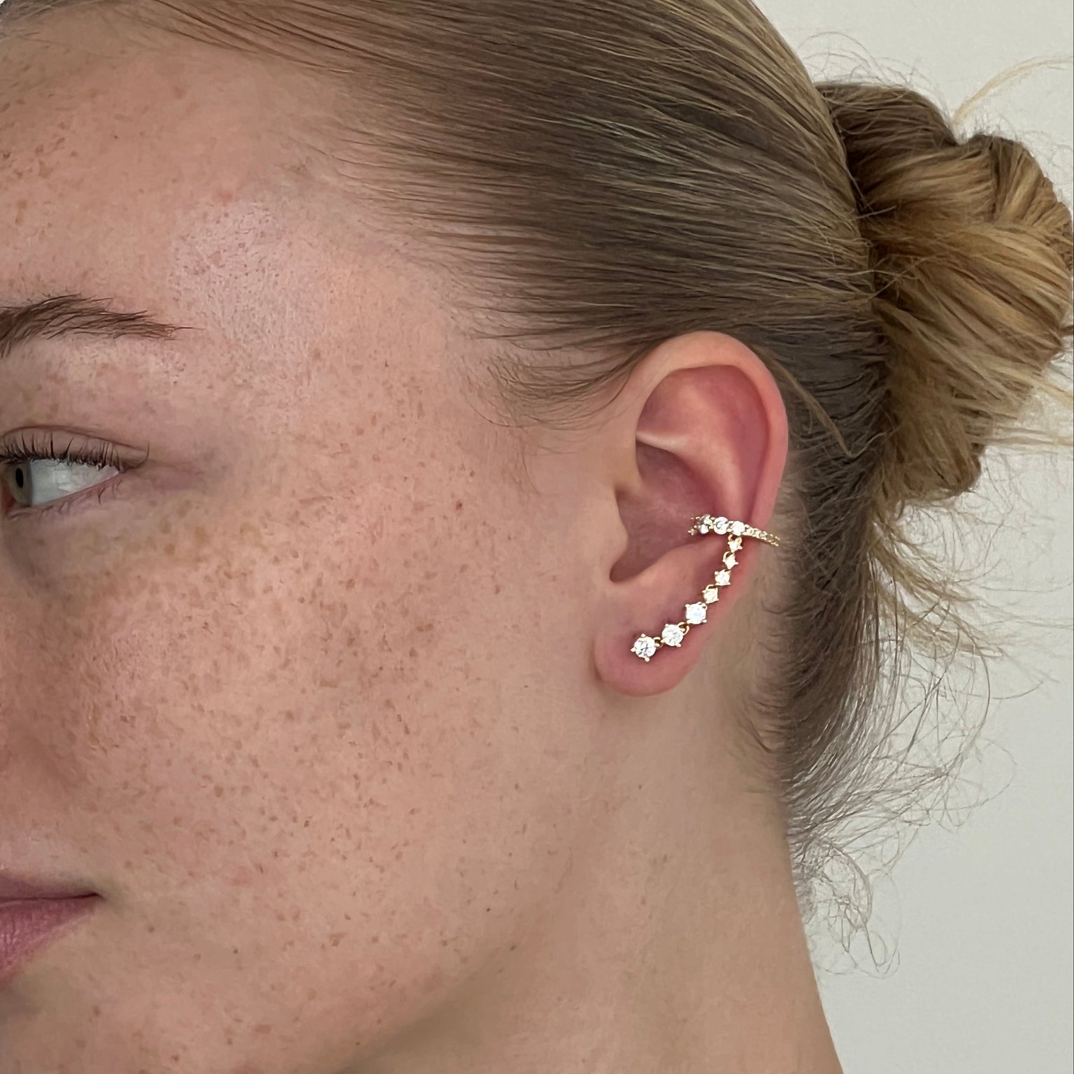 Cascade Pierceless Cuff Earrings