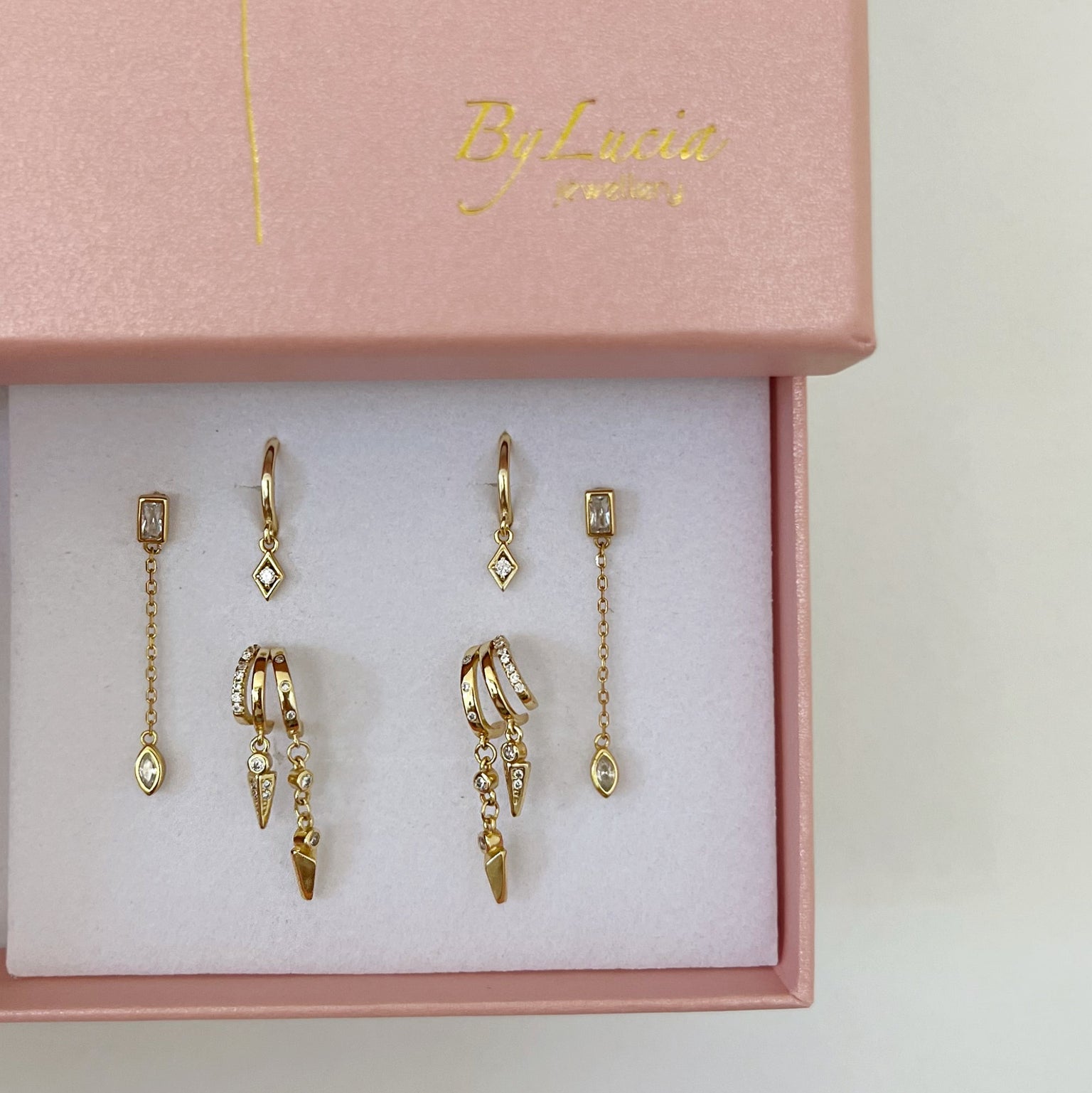 Mistica™ Illusion Earring Stack Set of 3