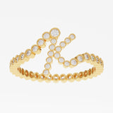 Signature Pavé Initial Ring