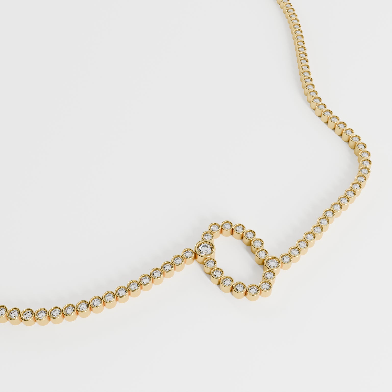 Signature Pavé Initial Necklace