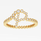 Signature Pavé Initial Ring