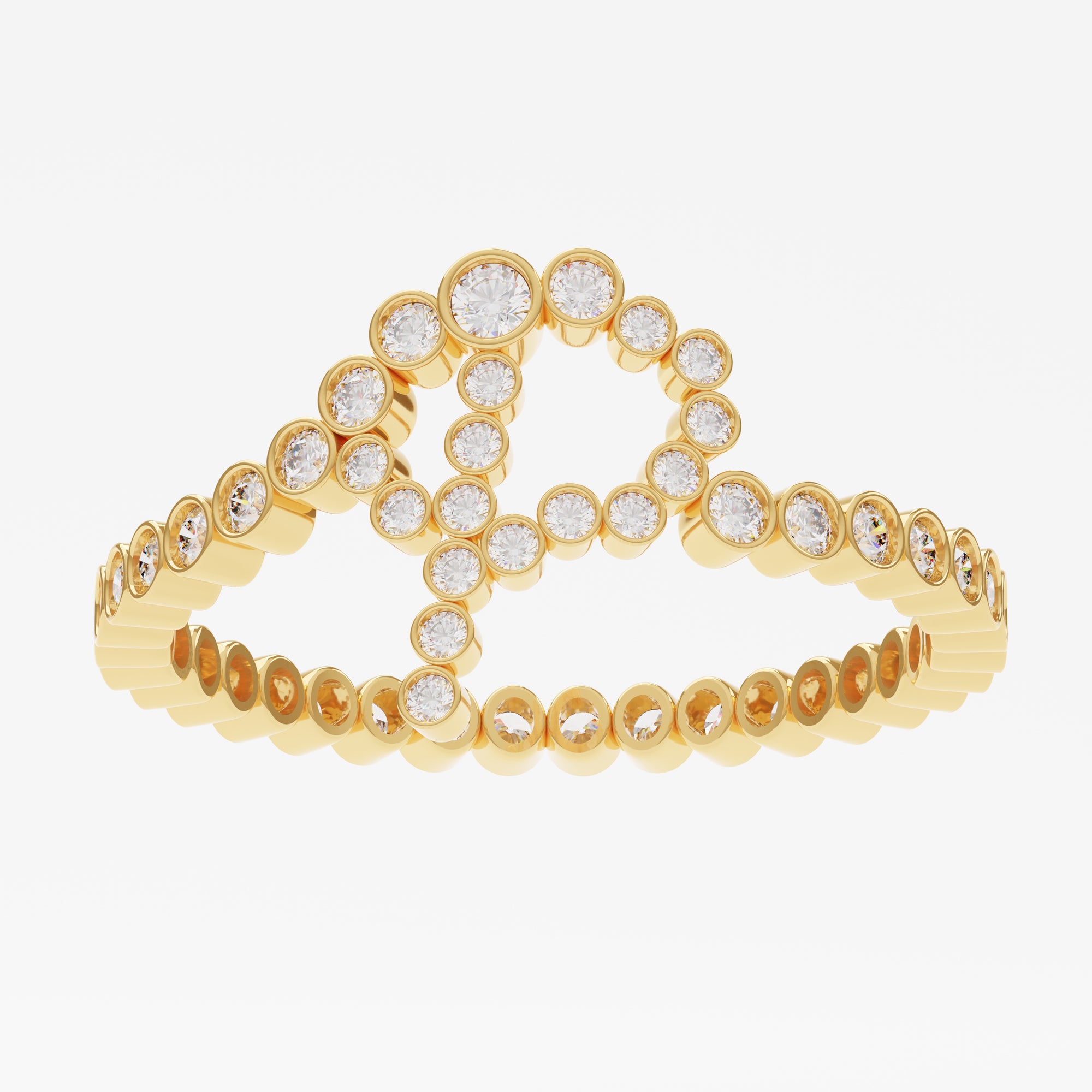 Signature Pavé Initial Ring