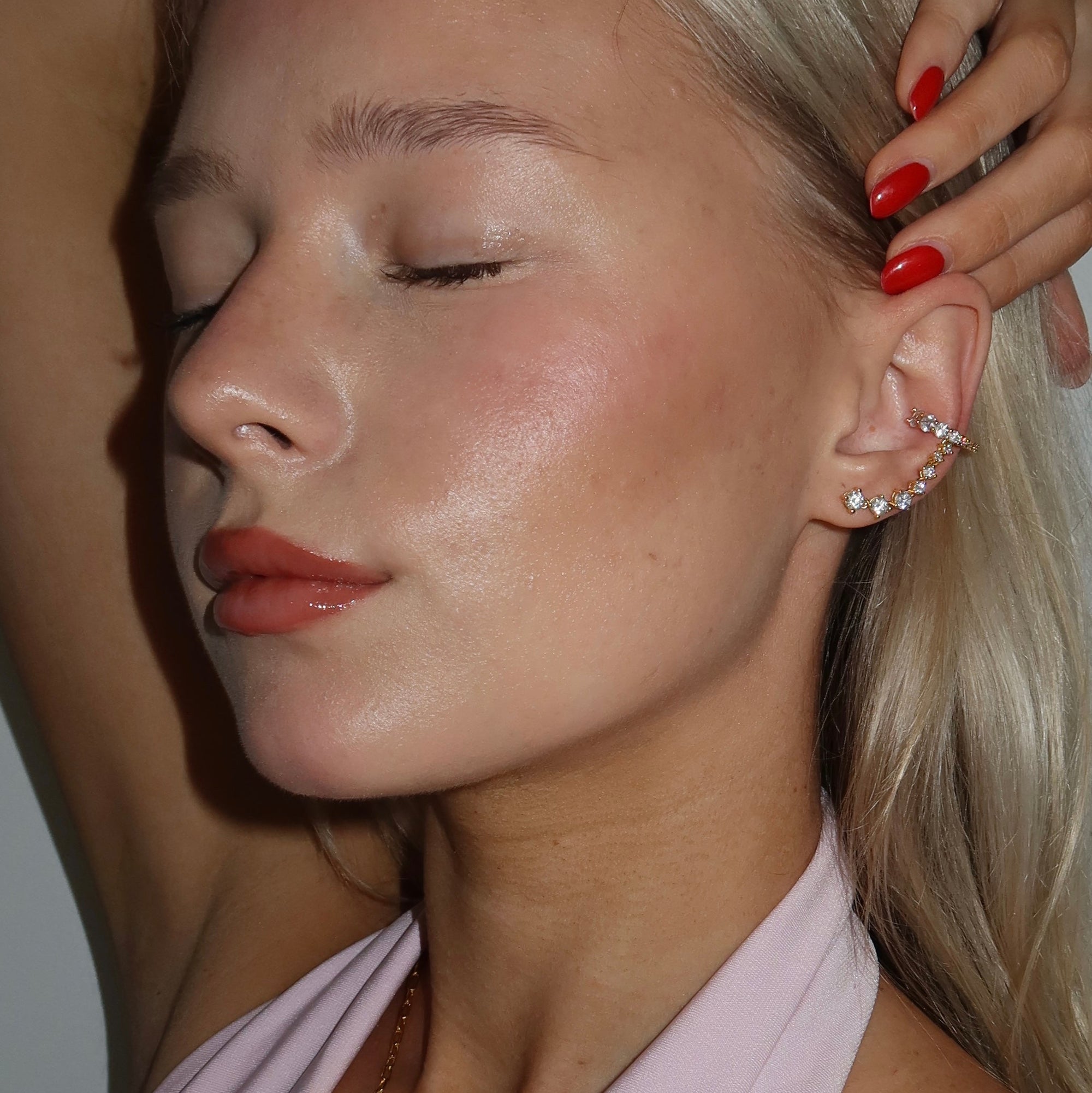 Cascade Pierceless Cuff Earrings