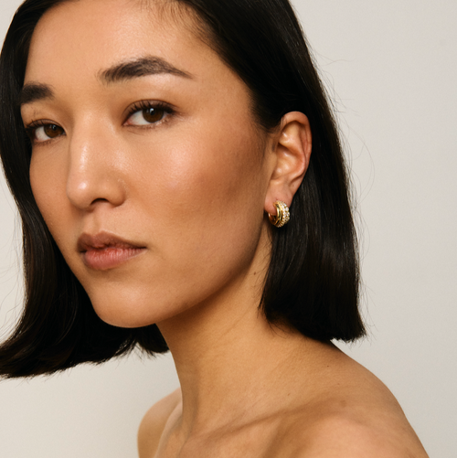 Diamante Illusion Earring