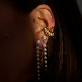 Pearl Cascade Pierceless Cuff