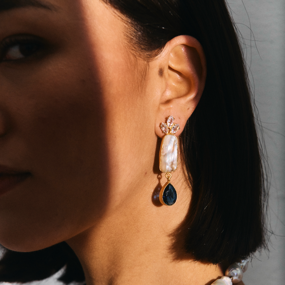 Blue Vow Earrings