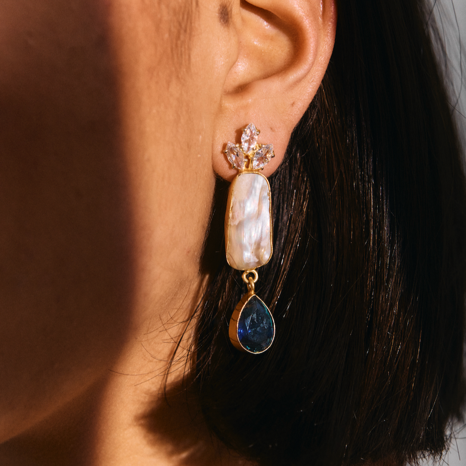 Blue Vow Earrings