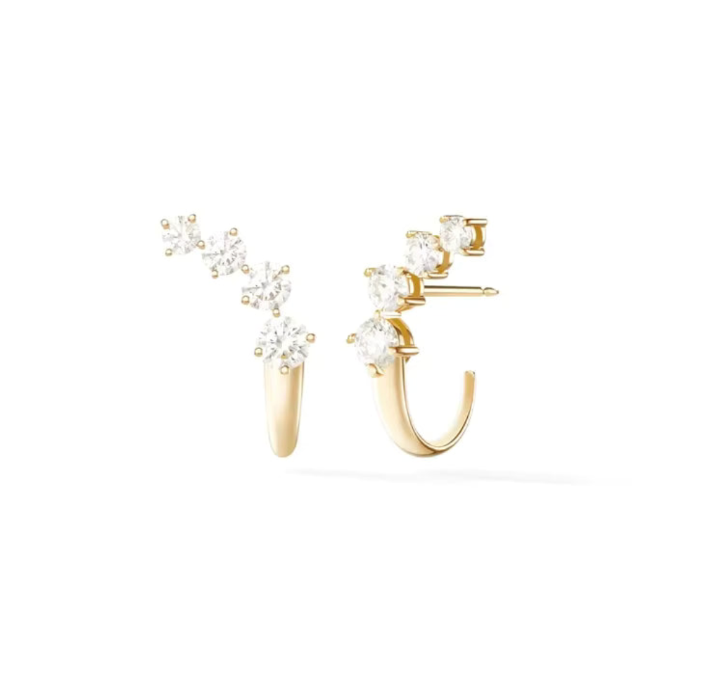Aurora Earring & Stellar Climber Stack Set