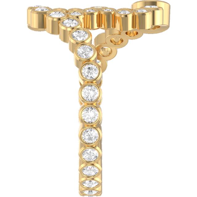 Signature Pavé Initial Ring