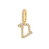 Signature Pavé Initial Pendant