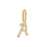 Signature Pavé Initial Pendant