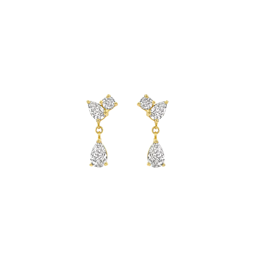 Aurora Earring & Stellar Climber Stack Set
