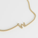 Signature Pavé Initial Necklace