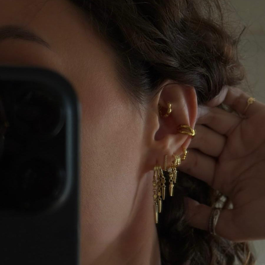 Luna Wave Pierceless Ear Cuff