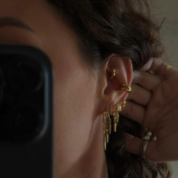 Luna Wave Pierceless Ear Cuff