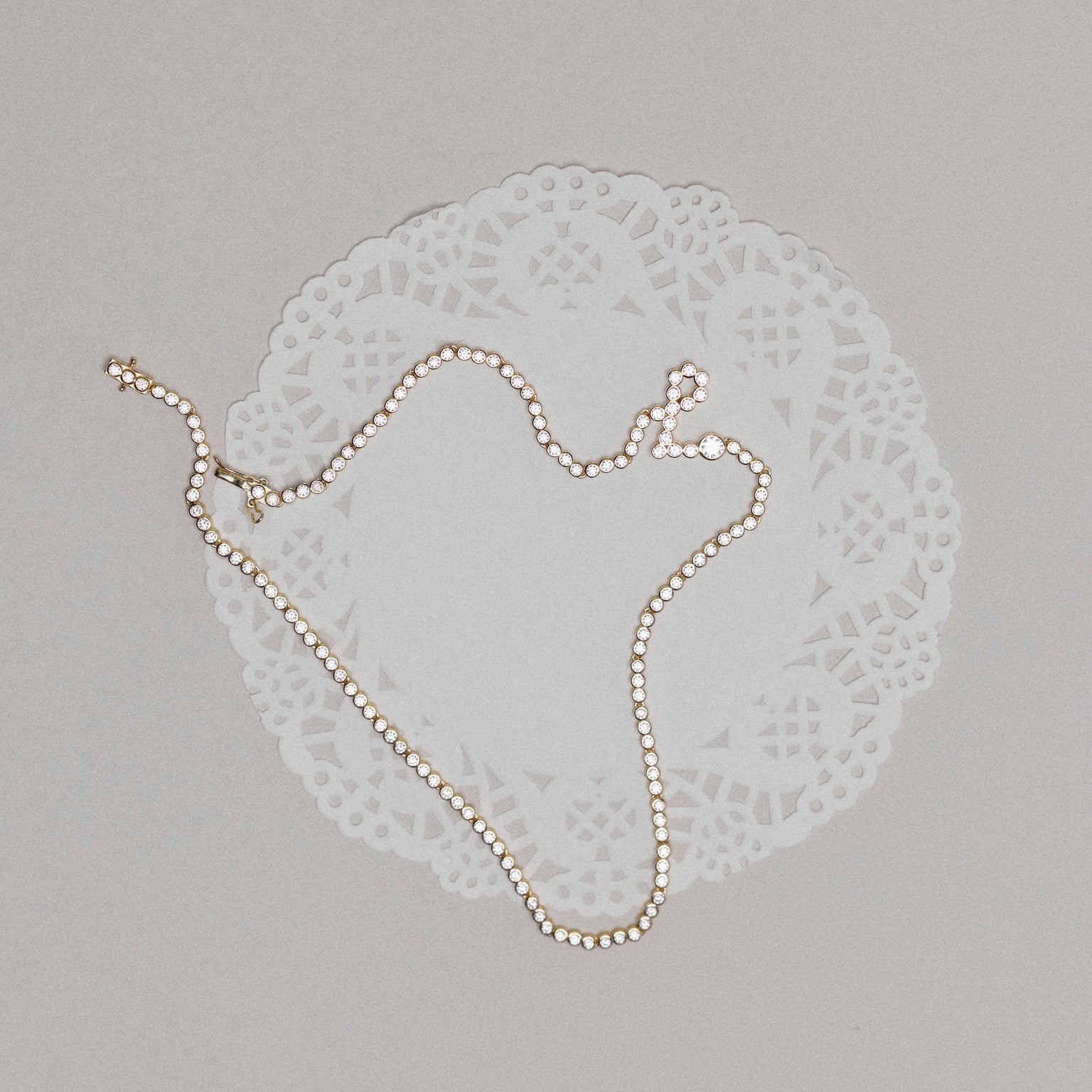 Signature Pavé Initial Necklace