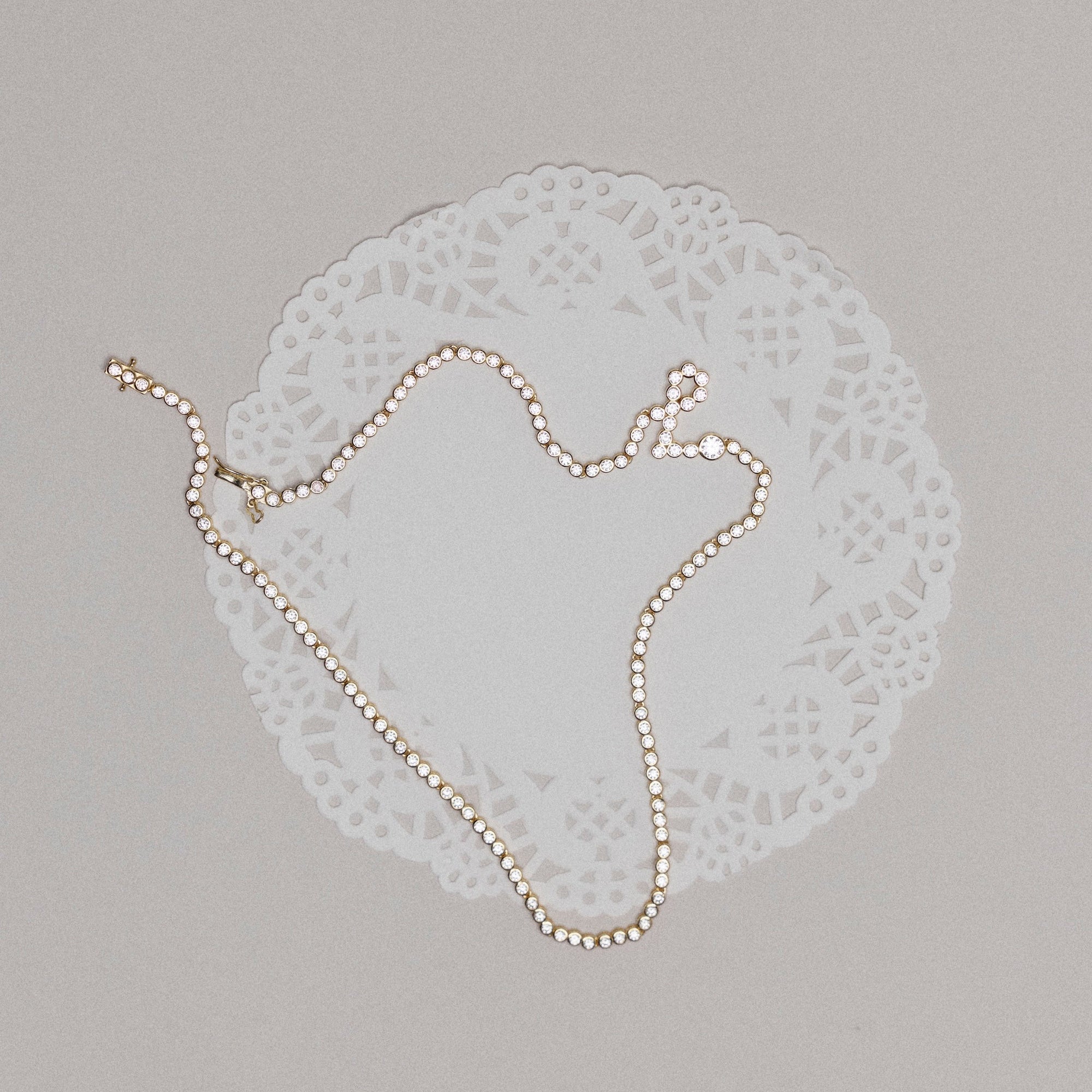 Signature Pavé Initial Necklace