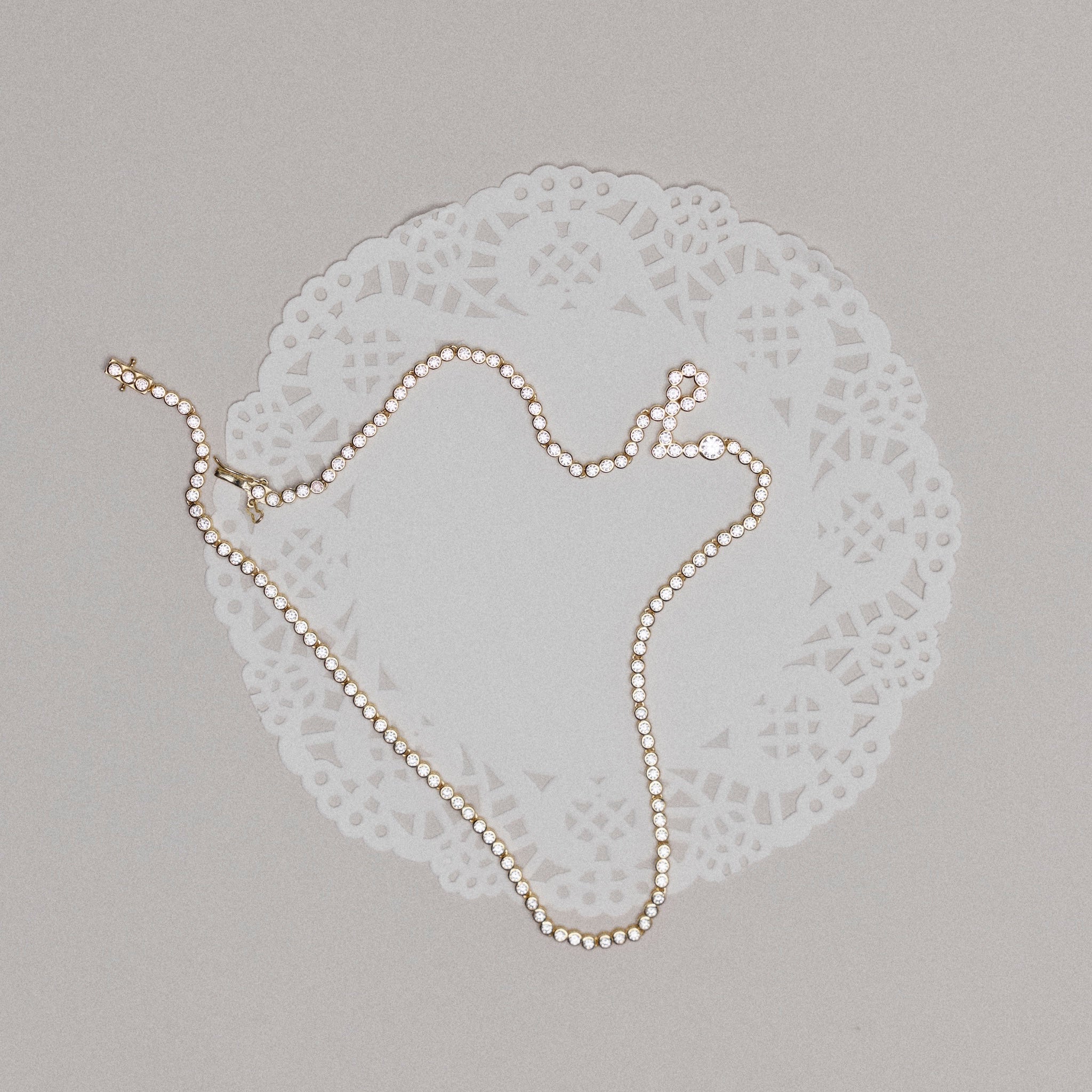 Signature Pavé Initial Necklace