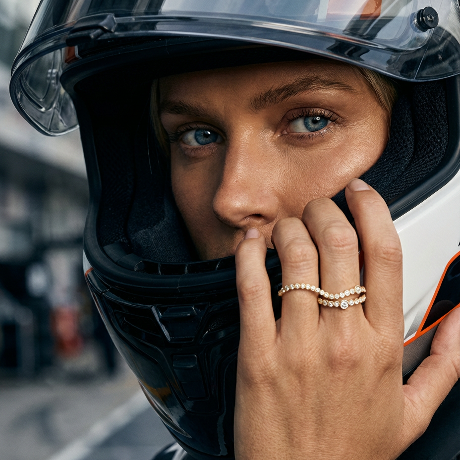 Apex Double Finger Ring
