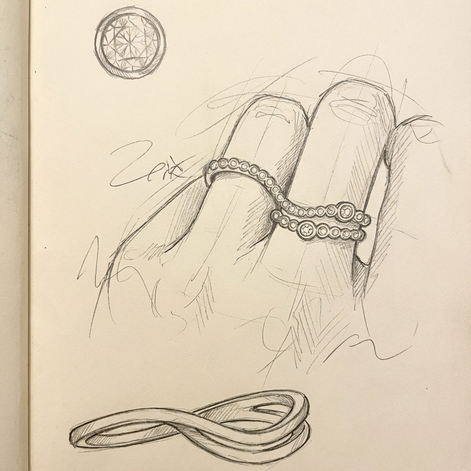 Apex Double Finger Ring