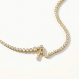 Signature Pavé Initial Necklace