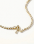 Signature Pavé Initial Necklace