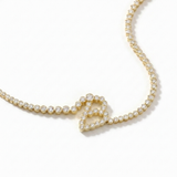 Signature Pavé Initial Necklace
