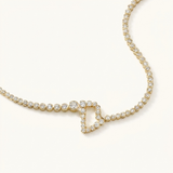 Signature Pavé Initial Necklace