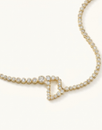 Signature Pavé Initial Necklace