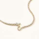 Signature Pavé Initial Necklace