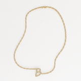 Signature Pavé Initial Necklace