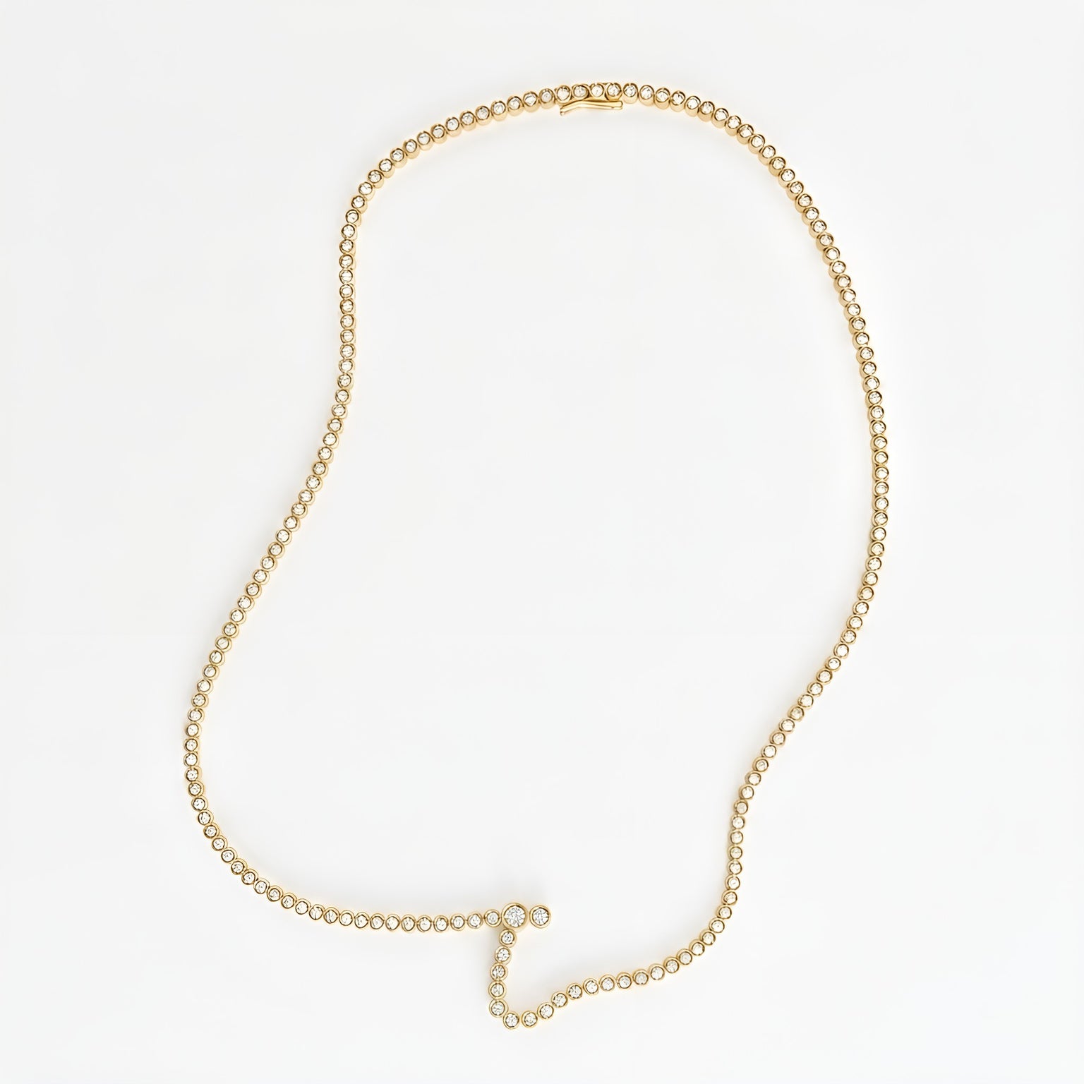 Signature Pavé Initial Necklace