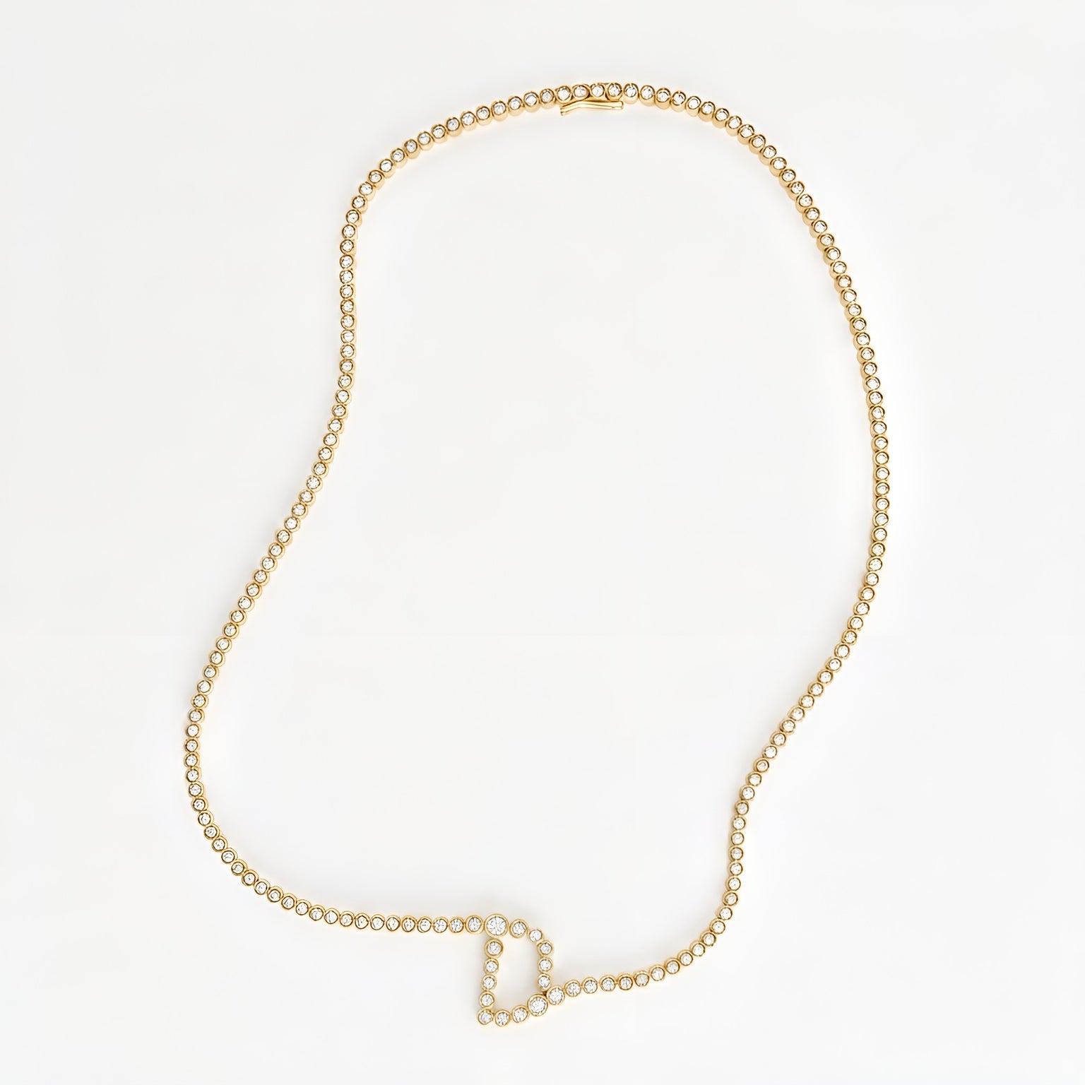 Signature Pavé Initial Necklace