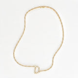 Signature Pavé Initial Necklace