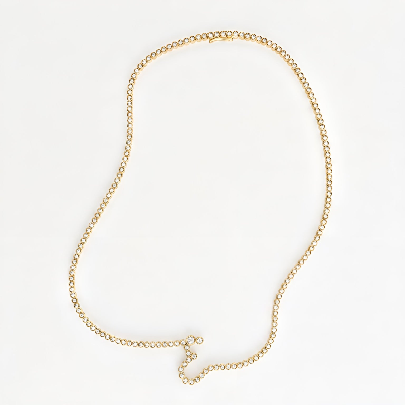 Signature Pavé Initial Necklace