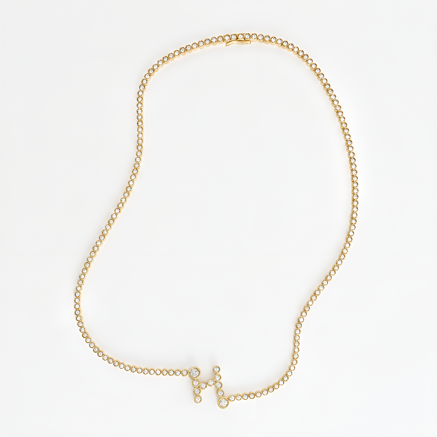 Signature Pavé Initial Necklace