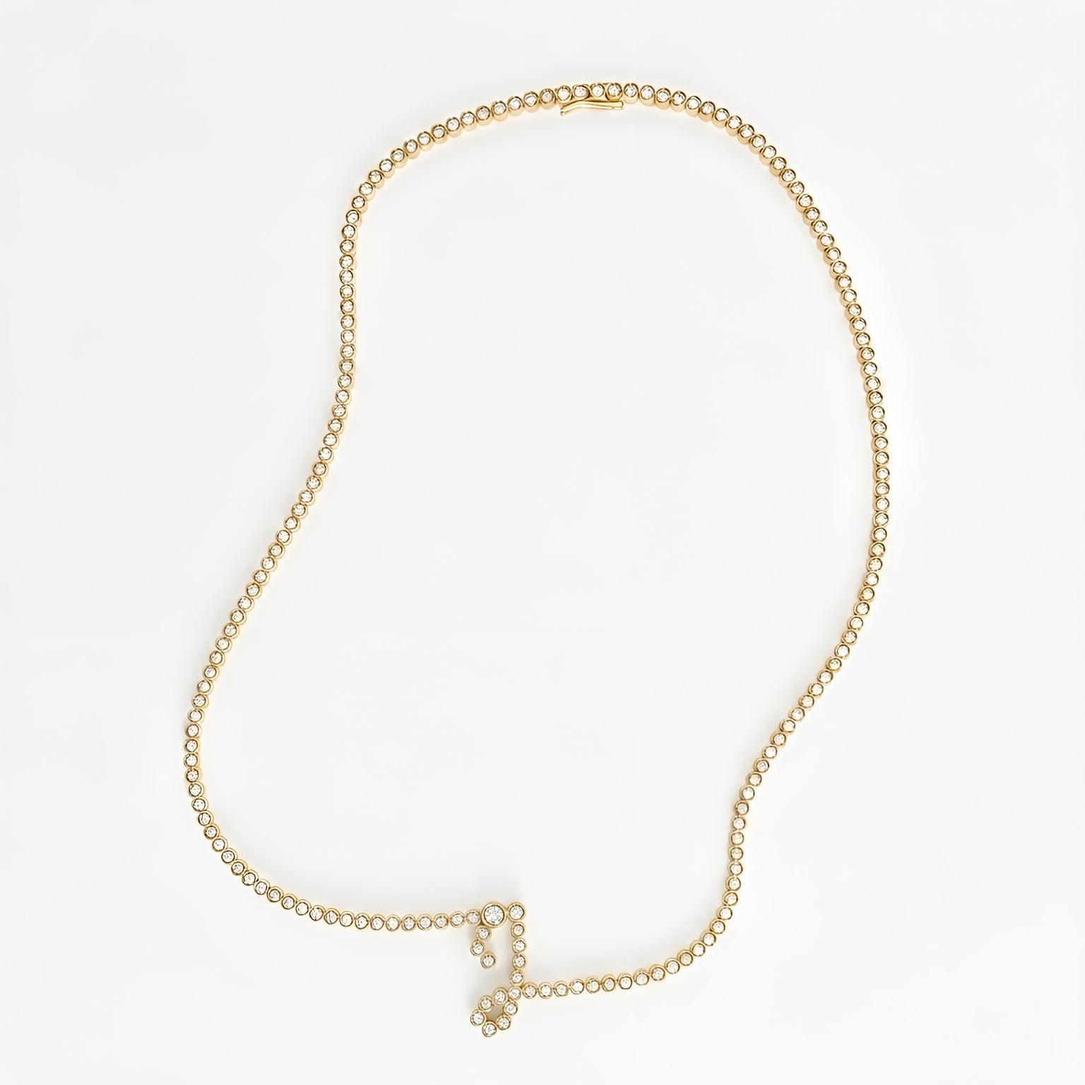 Signature Pavé Initial Necklace