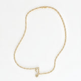 Signature Pavé Initial Necklace