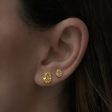 Luce Oval  Stud 1 &2 Carat