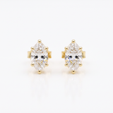 Marquise Diamond Stud 1 Carat
